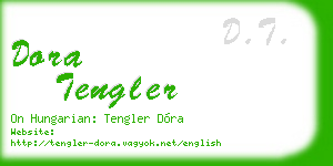 dora tengler business card